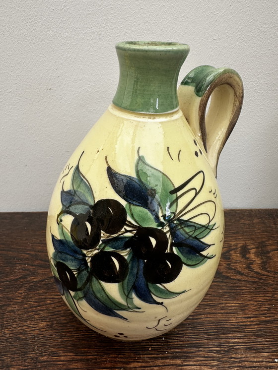 Image 1 of Pichet Poterie Grain De Sel - Poterie de Provence Francia - Décor Olive