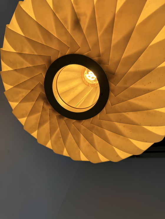 Image 1 of Lampada a sospensione vintage a stecche, Lars Schiøler anni '70