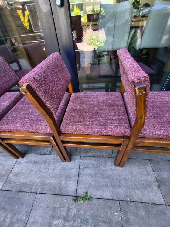 6 sedie Pastoe di Cees Braakman – Sedie da pranzo, Textile, Wood (photo 3 of 13)