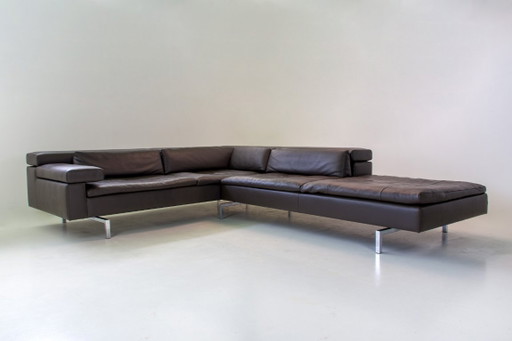 Jori Shiva leren hoeksalon – Jean-Pierre Audebert – hoekbanken, Leather, Metal