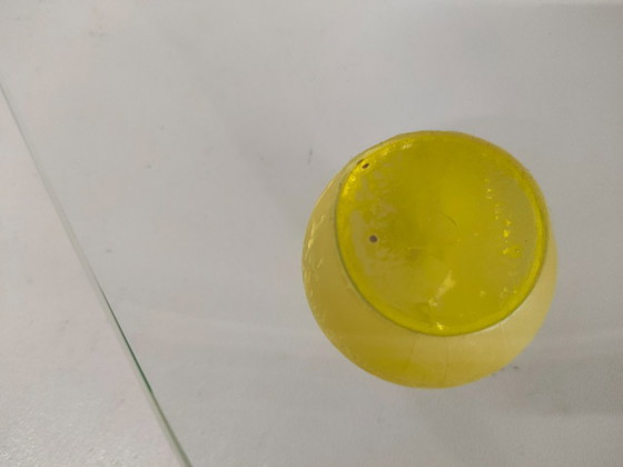 Image 1 of Glass Fruit Bowl Memphis Milano Style