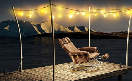 Image 1 of Fauteuil relax/à bascule vintage Hollgi's