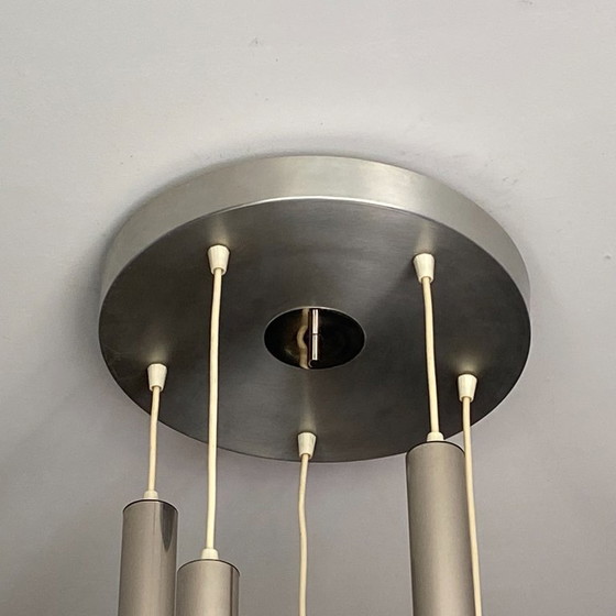 Space Age Waterfall Pendant Light. 1970. – Pendant lamps, Metal (photo 6 of 6)