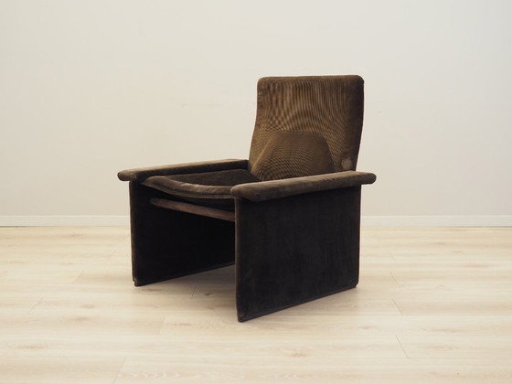 Image 1 of Sessel aus Kord, italienisches Design, 1970er Jahre, Produktion: Italien