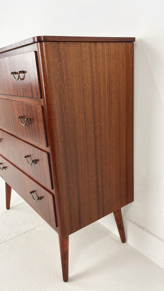 Swedish vintage Chest of drawers – Metal, Mid Century Modern (photo 11 of 12)