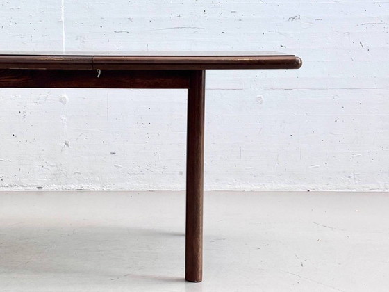 Extendable mid-century dining table in dark wood – 1960s/70s (photo 4 of 15)