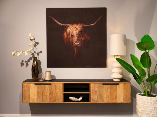 Ich bin ein Stier – 125 x 125 cm – RT Design, kunst, Canvas, Modern