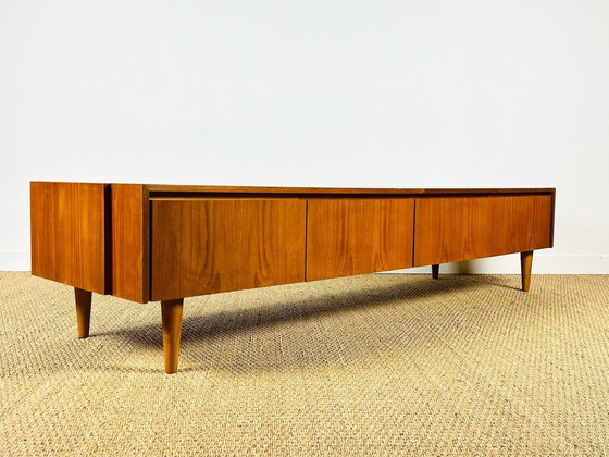 Image 1 of Scandinavian and Teak Low Sideboard, 1960
