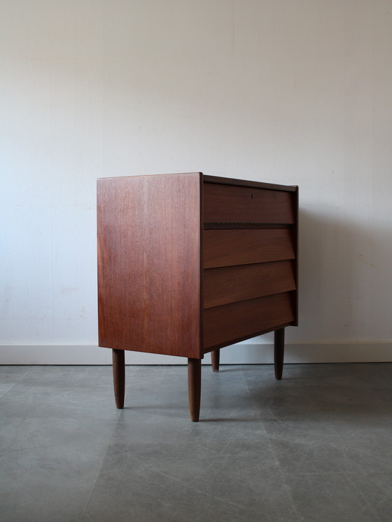Image 1 of Vintage Danish dressing table/chest of drawers in teak