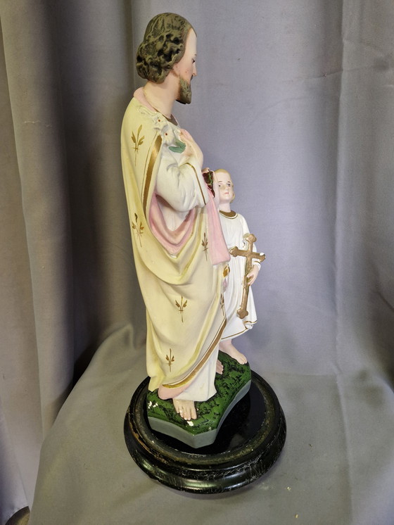 Image 1 of Christian Joseph with Jesus statue