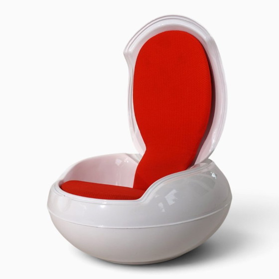Peter Ghyczy Senftenberger, poltrona Egg Lounge/Garden Egg Chair per VEB Synthesewerk Schwarzheide, 1970 (photo 9 of 20)
