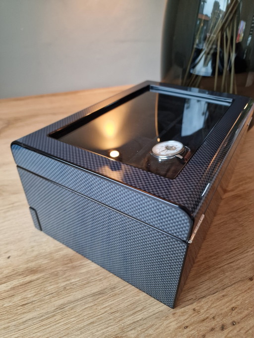 Ligne Exclusive - Coffret à Bijoux - Coffret haut de gamme pour montres, bijoux et lunettes de soleil - pour 8 grandes montres -