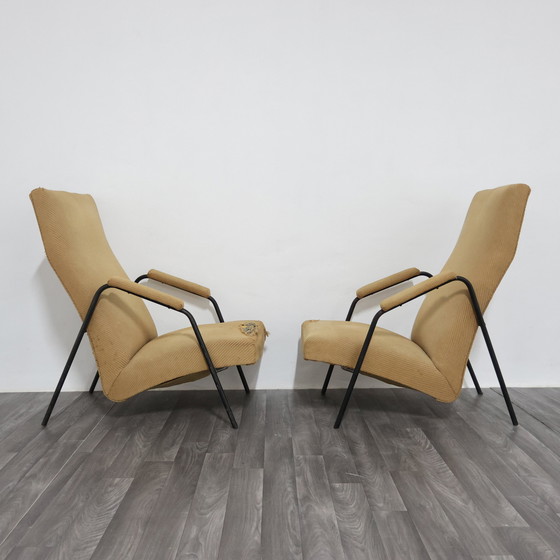 Image 1 of ALF SVENSSON LJUNG INDUSTRIER Pair of Armchairs Design Modernariato 1950’s