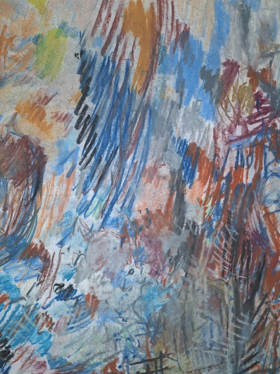 Image 1 of Large work, Jelle Hoogstra, unique, colorful, abstract