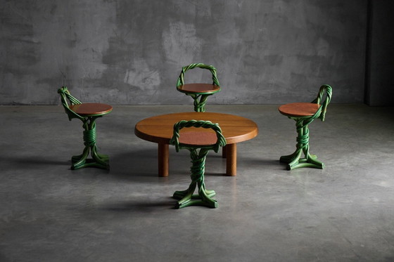 Image 1 of Sgabelli a forma di vite, Francia, fine XX secolo