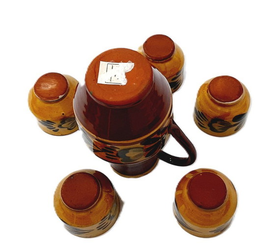 Image 1 of Vintage Ceramic Mulled Brandy Set