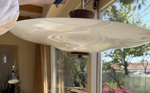 Vintage-Glas-Deckenlampe