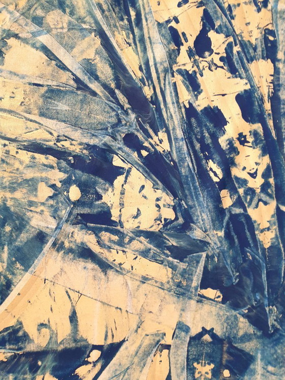 Jürgen Angeler - Blue Golden Diamond – Paintings & Drawings, Canvas (photo 14 of 15)