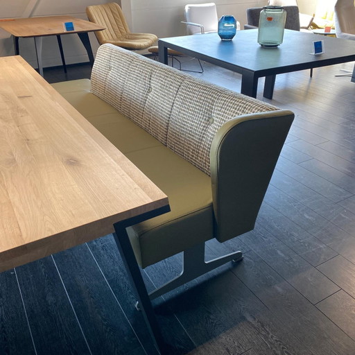 Dinnertalk Eetkamerbank – Bert Plantagie, bankjes, Textile, Lambskin