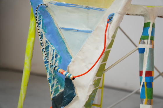 Image 1 of Set di 6 sedie Pop Art firmate da Guido Coletti (1995, firmate nel 2013)