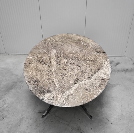 Image 1 of Florence Knoll Marble Dining Conference Table By Knoll