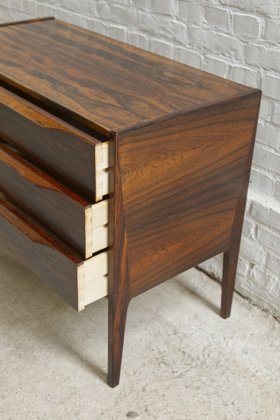 Image 1 of Rosewood Chest of Drawers, Model 34, Kai Kristiansen by Aksel Kjersgaard, 1960's