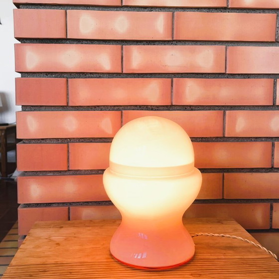 Space Age Pink Opaline Glass Accent Table Lamp, 1960s (photo 5 of 13)