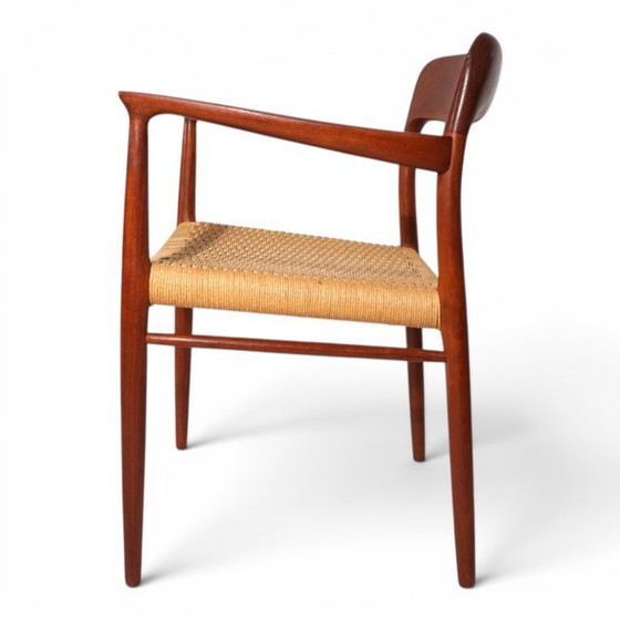 Image 1 of Sedia Møller modello 56 in teak di Niels Otto Møller per J.L. Møllers, 1956