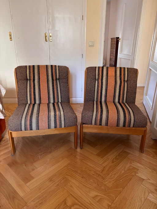 2 Gulleumas fauteuils – Textile, Wood (photo 2 of 14)