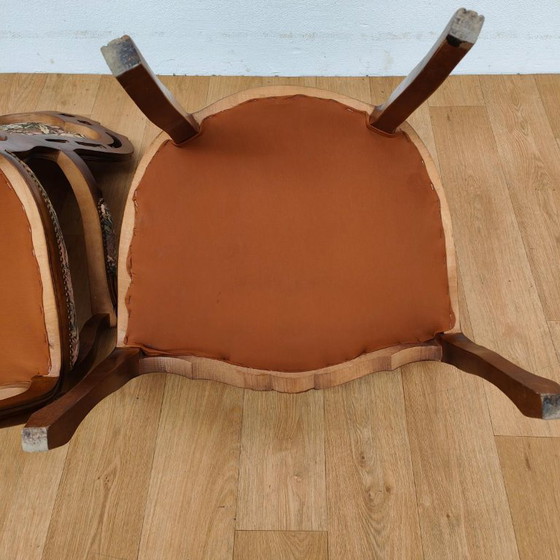 Set di sedie e poltrone vintage francesi Luigi XV Gobelin – Textile (photo 19 of 20)