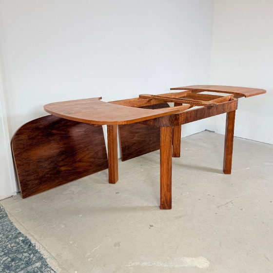 Ruscheweyh Design Dining Table – Extendable – Art Deco – Wood (photo 8 of 14)