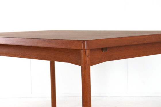 Image 1 of Henning Kjaernulf for Vejle extendable dining table Danish vintage