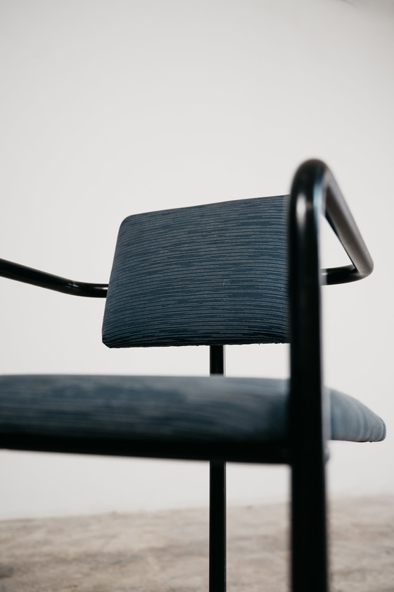Image 1 of Vintage minimalistische postmoderne fauteuil, modern design uit de jaren 80