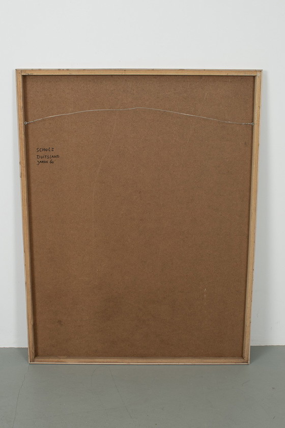 Image 1 of Portrait abstrait des années 1960