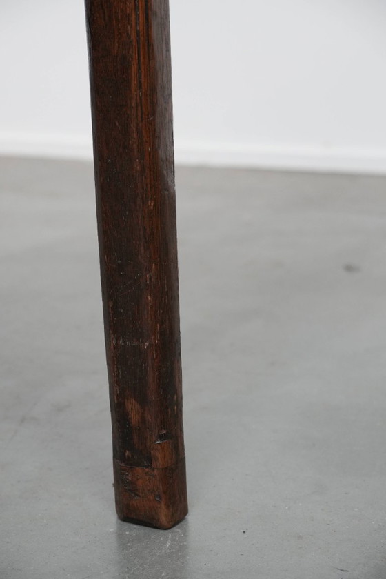 Image 1 of Antico tavolo/tavolo da pranzo inglese con le orecchie pendenti in quercia della fine del XIX secolo