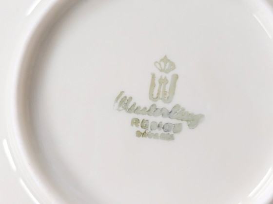 Image 1 of Set 4 Onderzetters + 1 Koekjesbord 1960 Bloemen Decor | Winterling Röslau Bavaria Porselein