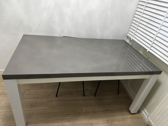 Image 1 of Dining table with 6 chairs