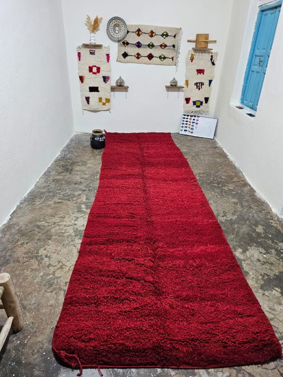 Vintage Moroccan Berber Rug – Authentic Charm 410cm x 135cm – Rugs & carpets, Wool (photo 7 of 7)