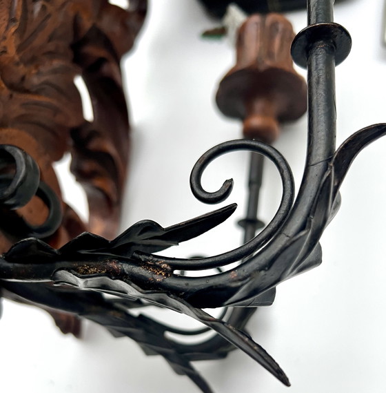 Image 1 of Candelabro de pared histórico de estilo rococó