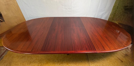 Excepcional mesa de comedor Skovby danesa de palisandro | Mediados de siglo | Diseño escultural | Mesa (photo 9 of 12)