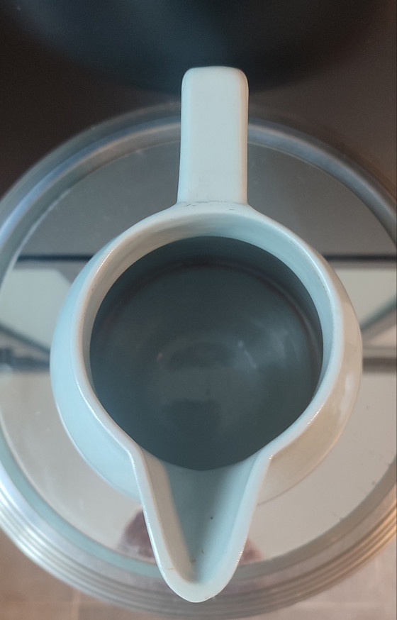 Image 1 of Pichet Art Déco Longwy , Vert Céladon . Années 30-40