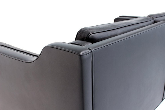 Image 1 of comme neuf ! Original Børge Mogensen for Fredericia Danish Lounge Set, Sofa and 2 Chairs, premium Leather, Oak, RP 31.161 Euro