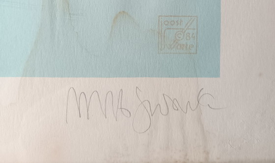 Image 1 of Vintage Joost Swarte "Rencontres Trans Musicales 1984" litho