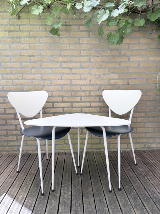 Ensemble bistro Rawi vintage – Design milieu du siècle des années 1950