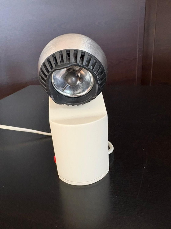 Minispot 41401 Eyeball Magnetische Schreibtischlampe von Osram, 1980, Tischlampen, Metall, Kunststoff, Creme (Foto 5 von 9)