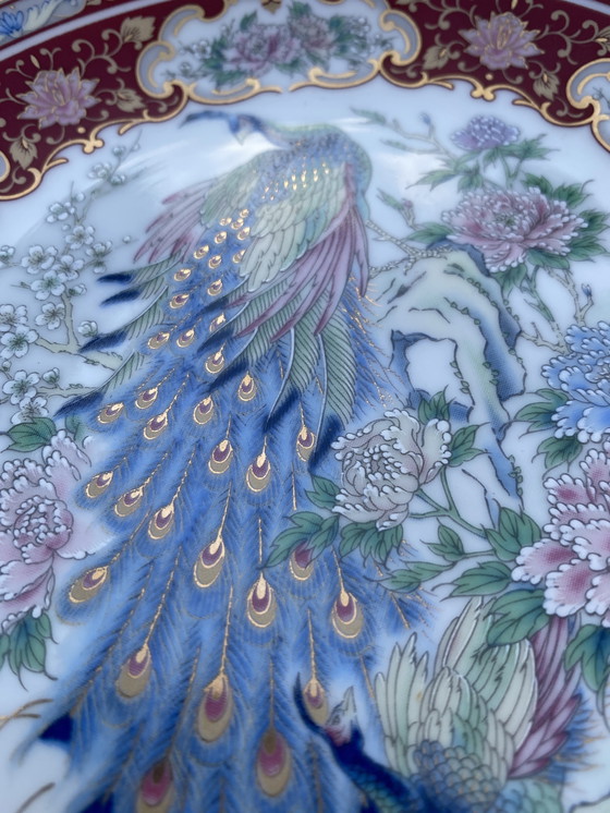 Image 1 of Chinese vintage peacock plate