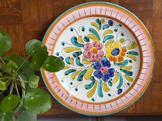 Image 1 of Floral Mediterranean ceramic dish