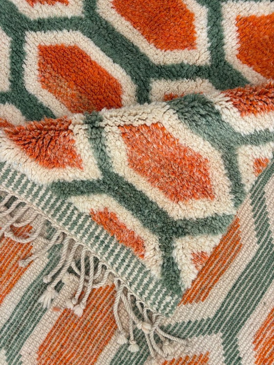 Image 1 of Orange marokkanischen Teppich für moderne Innenraum Wohnzimmer-