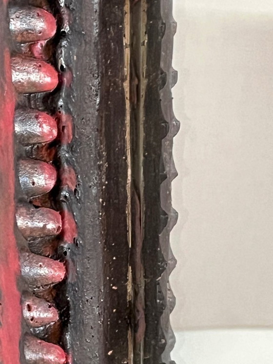 Image 1 of Keramische spiegel, Frankrijk, 1960