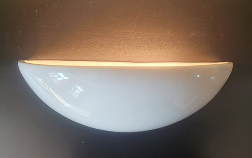 Vintage Porselein - Wandlamp - 1 lichts - wit